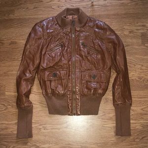 Light Brown Leather Jacket